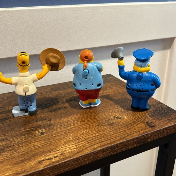 The Simpsons Movie Burger King Figurines, SET OF 3 - Picture 2 of 4